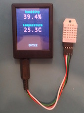 Mono connected to humidity sensor